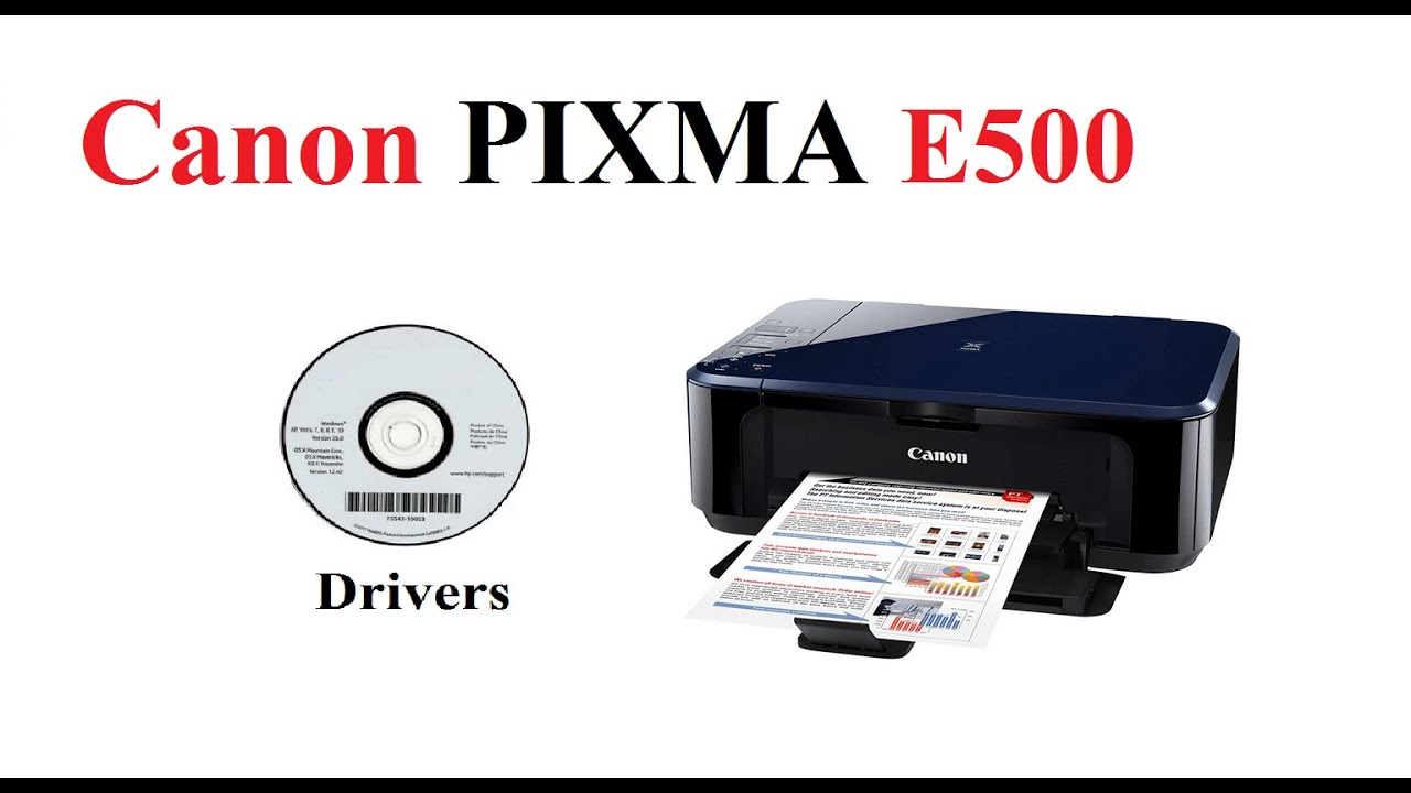canon pixma e500 driver for mac